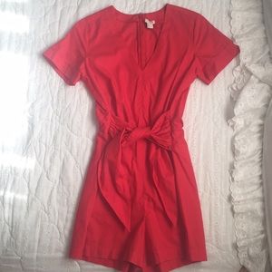 ❤️Red Jcrew romper❤️